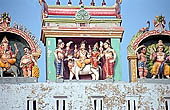 Varanasi, the temple of Kedaresvara at Kedara Ghat (south India style) 